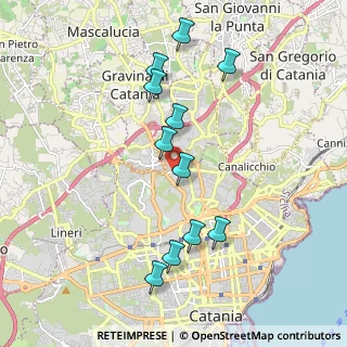 Mappa Via Amedeo Modigliani, 95125 Catania CT, Italia (2.15545)