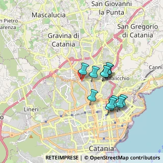 Mappa Via Amedeo Modigliani, 95125 Catania CT, Italia (1.73083)
