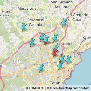 Mappa Via Amedeo Modigliani, 95125 Catania CT, Italia (1.93583)