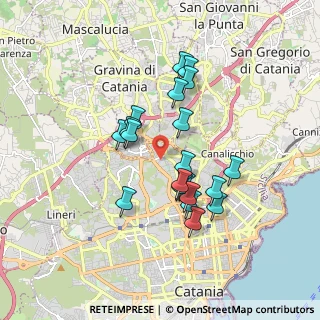 Mappa Via Amedeo Modigliani, 95125 Catania CT, Italia (1.696)