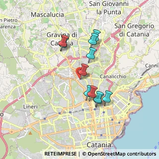 Mappa Via Amedeo Modigliani, 95125 Catania CT, Italia (1.68909)