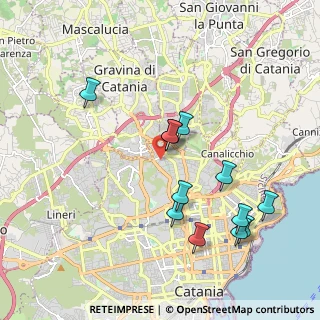 Mappa Via Amedeo Modigliani, 95125 Catania CT, Italia (2.245)