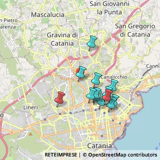 Mappa Via Amedeo Modigliani, 95125 Catania CT, Italia (1.81923)