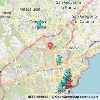 Mappa Via Amedeo Modigliani, 95125 Catania CT, Italia (3.43636)