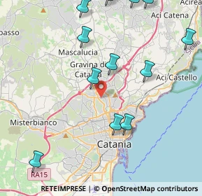 Mappa Via Amedeo Modigliani, 95125 Catania CT, Italia (5.88769)