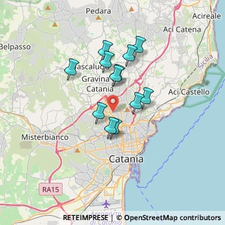 Mappa Via Amedeo Modigliani, 95125 Catania CT, Italia (3.07917)