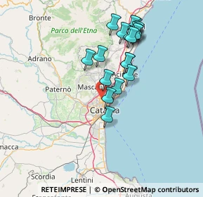 Mappa Via Amedeo Modigliani, 95125 Catania CT, Italia (15.5285)