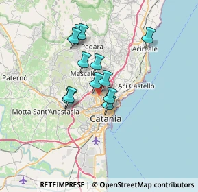 Mappa Via Amedeo Modigliani, 95125 Catania CT, Italia (5.85833)