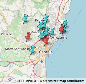 Mappa Via Amedeo Modigliani, 95125 Catania CT, Italia (5.61563)