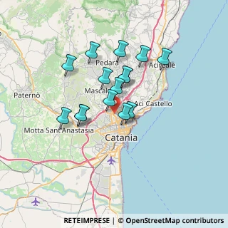 Mappa Via Amedeo Modigliani, 95125 Catania CT, Italia (6.212)