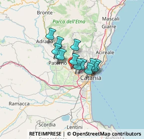 Mappa Via Pier Santi Mattarella, 95032 Belpasso CT, Italia (8.09846)