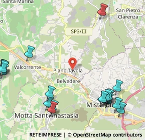 Mappa Via Pier Santi Mattarella, 95032 Belpasso CT, Italia (3.391)