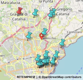 Mappa Via Archimede Cirinna`, 95125 Catania CT, Italia (2.569)