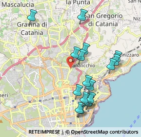 Mappa Via Archimede Cirinna`, 95125 Catania CT, Italia (2.27)