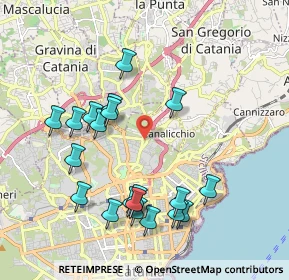 Mappa Via Archimede Cirinna`, 95125 Catania CT, Italia (2.3075)