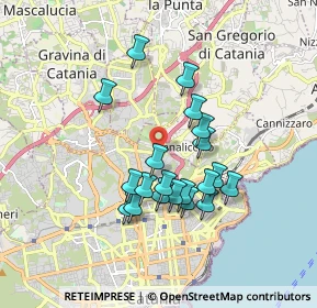 Mappa Via Archimede Cirinna`, 95125 Catania CT, Italia (1.709)