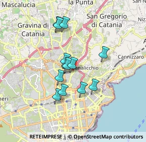 Mappa Via Archimede Cirinna`, 95125 Catania CT, Italia (1.54154)