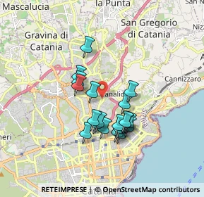 Mappa Via Archimede Cirinna`, 95125 Catania CT, Italia (1.592)
