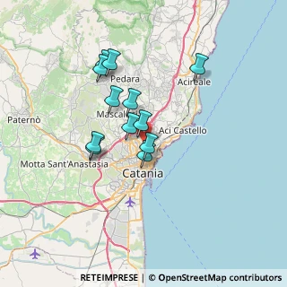 Mappa Via Archimede Cirinna`, 95125 Catania CT, Italia (6.36333)