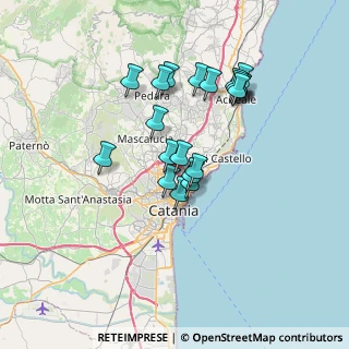 Mappa Via Archimede Cirinna`, 95125 Catania CT, Italia (6.7685)