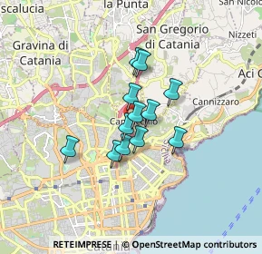 Mappa Via Nuovaluce, 95030 Canalicchio CT, Italia (1.19667)