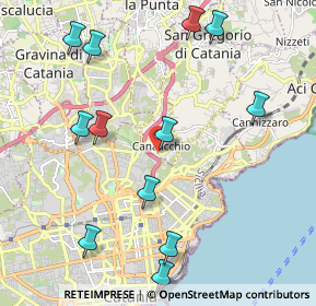 Mappa Via Nuovaluce, 95030 Canalicchio CT, Italia (2.69917)