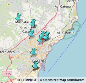 Mappa Via Nuovaluce, 95030 Catania CT, Italia (3.465)