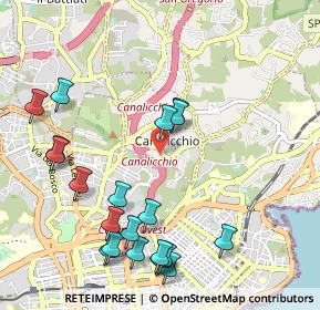 Mappa Via Nuovaluce, 95030 Canalicchio CT, Italia (1.3475)