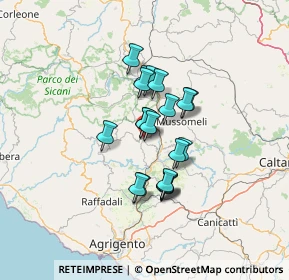 Mappa 92025 Casteltermini AG, Italia (10.533)