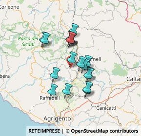 Mappa 92025 Casteltermini AG, Italia (11.62556)