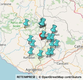 Mappa 92025 Casteltermini AG, Italia (10.84474)