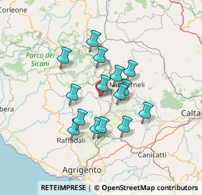 Mappa 92025 Casteltermini AG, Italia (11.96667)