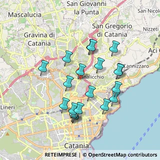 Mappa Via Ferro Fabiani, 95126 Canalicchio CT, Italia (1.982)