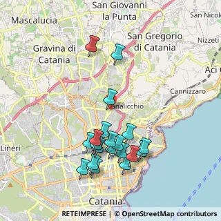 Mappa Via Ferro Fabiani, 95126 Catania CT, Italia (2.2425)