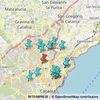 Mappa Via Ferro Fabiani, 95126 Canalicchio CT, Italia (1.99824)