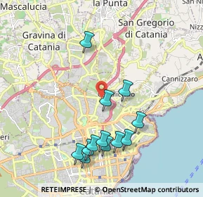 Mappa Via Ferro Fabiani, 95126 Catania CT, Italia (2.25917)