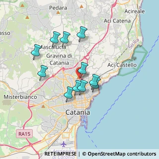 Mappa Via Ferro Fabiani, 95126 Catania CT, Italia (3.34182)