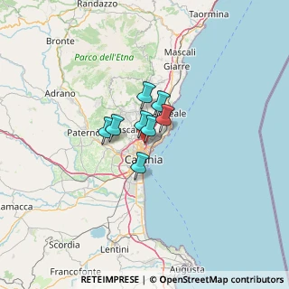 Mappa Via Ferro Fabiani, 95126 Canalicchio CT, Italia (22.57583)