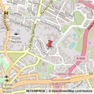 Mappa Via Pietro Antonelli, 25, 95129 Catania, Catania (Sicilia)