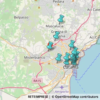 Mappa Via degli Anemoni, 95045 Misterbianco CT, Italia (4.06615)