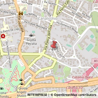 Mappa Via Aldo Moro, 36, 95125 Catania, Catania (Sicilia)