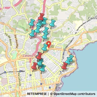 Mappa Via Giampaolo la Rocca, 95125 Catania CT, Italia (1.05)