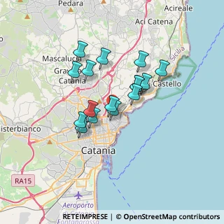 Mappa Via Giampaolo la Rocca, 95125 Catania CT, Italia (3.00813)