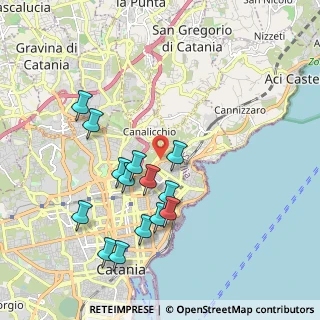Mappa Via Giampaolo la Rocca, 95125 Catania CT, Italia (2.17)