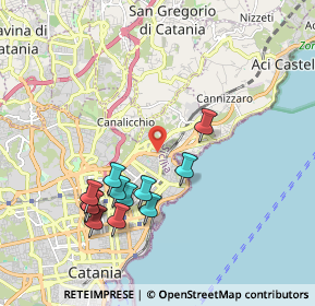 Mappa Centro Ulisse, 95126 Catania CT, Italia (2.15333)