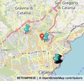 Mappa Via Leucatia, 95030 Catania CT, Italia (2.58214)