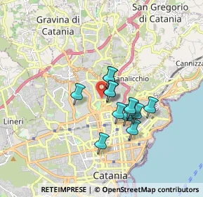 Mappa Via Leucatia, 95030 Catania CT, Italia (1.31769)
