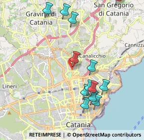 Mappa Via Leucatia, 95030 Catania CT, Italia (2.4)