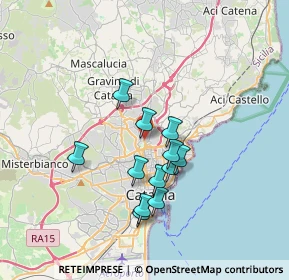 Mappa Via Leucatia, 95030 Catania CT, Italia (3.22417)