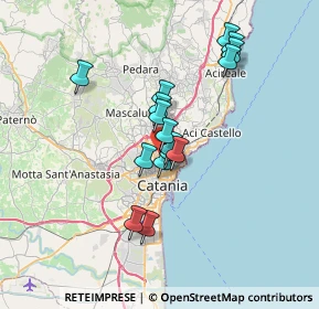 Mappa Via Leucatia, 95030 Catania CT, Italia (6.27375)